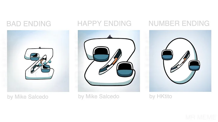 Alphabet Lore Ending but ALL Different Versions