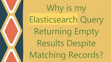 Why is my Elasticsearch Query Returning Empty Results Despite Matching Records?