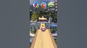 Ball Run 2048 vs Rolling Ball 3d Sky Race