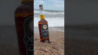Trying to get the perfect bottle shot FAIL #bourbon #whiskey #mctavish #makeitmctavish #ocean #fail