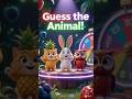 Fruit or Furball? The Ultimate Animal Mashup Challenge! 🍍🐰" #cute #viral #funny #animation