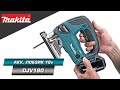 Makita DJV180 Аккумуляторный лобзик с бесключевой заменой оснастки и 3-мя ступенями маятника