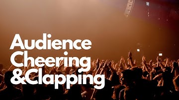 Audience Cheering Sounds | 10 Hours | Crowd Clapping and Cheering Sound Effect