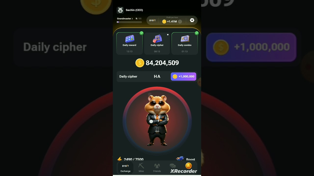 Hamster Kombat daily cypher code 8 july new 