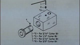 SOUTH BEND GRINDING JIG Sleeves #707 pt 2 tubalcain lathe tool bits