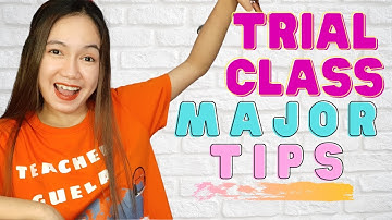 TOP 5 TIPS for handling TRIAL CLASSES | GUELA MANCAO