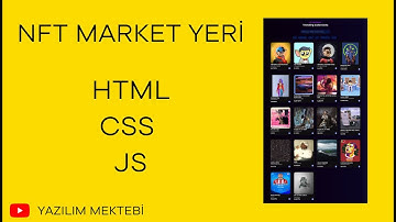 HTML, CSS ve Javascript İle NFT Market