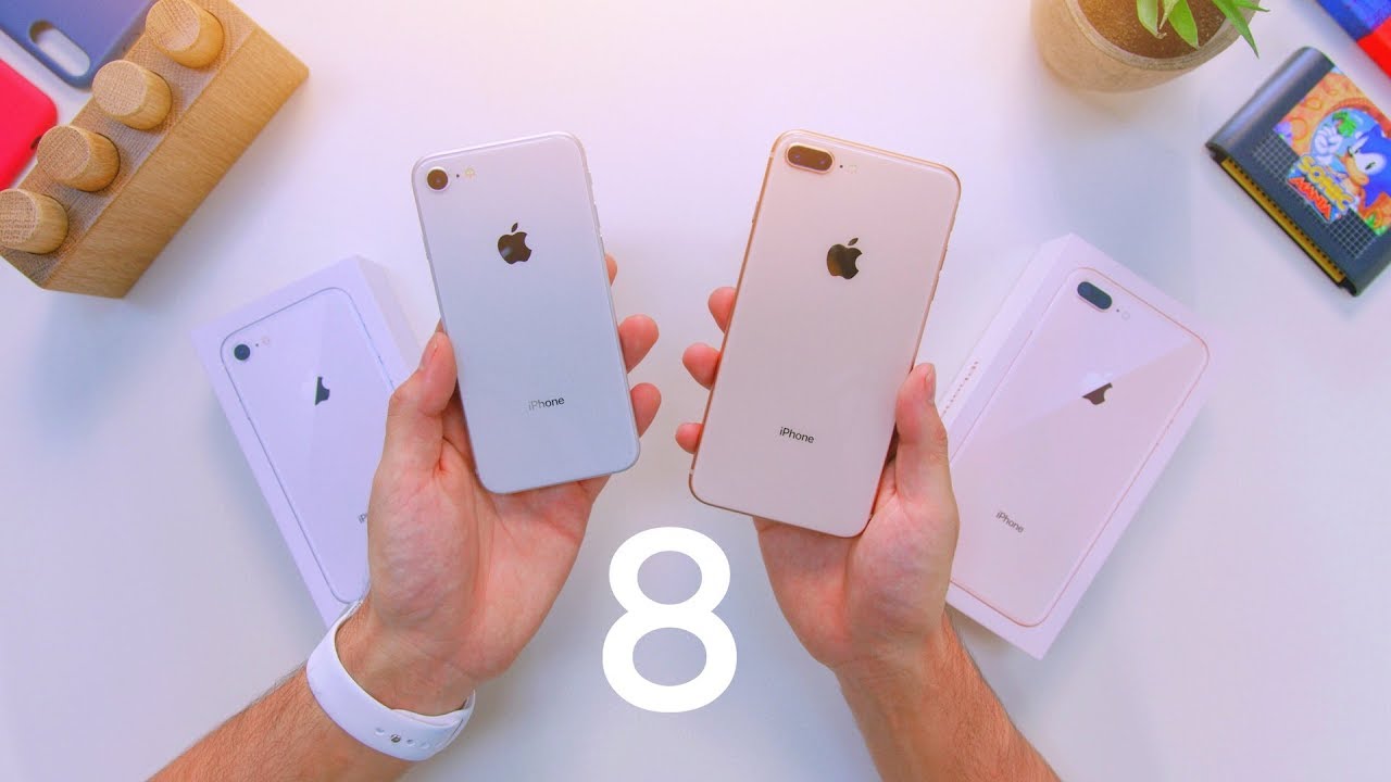 iPhone 8 vs 8 Plus Unboxing &amp; Comparison! | Doovi