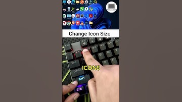 Change Desktop Icon Size in Windows FAST! ⚡️