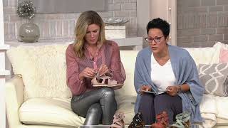 Miz Mooz Leather Cross-Strap Sandals - Tucker on QVC