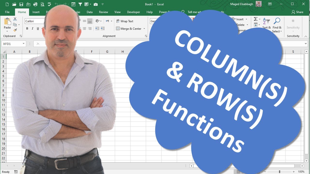 COLUMN(S) and ROW(S) Functions in Excel - YouTube