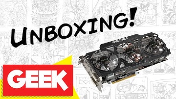 Gigabyte R9 290x Graphics Card Unboxing (Open Box Model)
