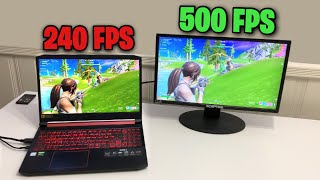 External Monitor Boosts Laptop FPS? (500 FPS) External Monitor Boosts Laptop FPS? (500 FPS)