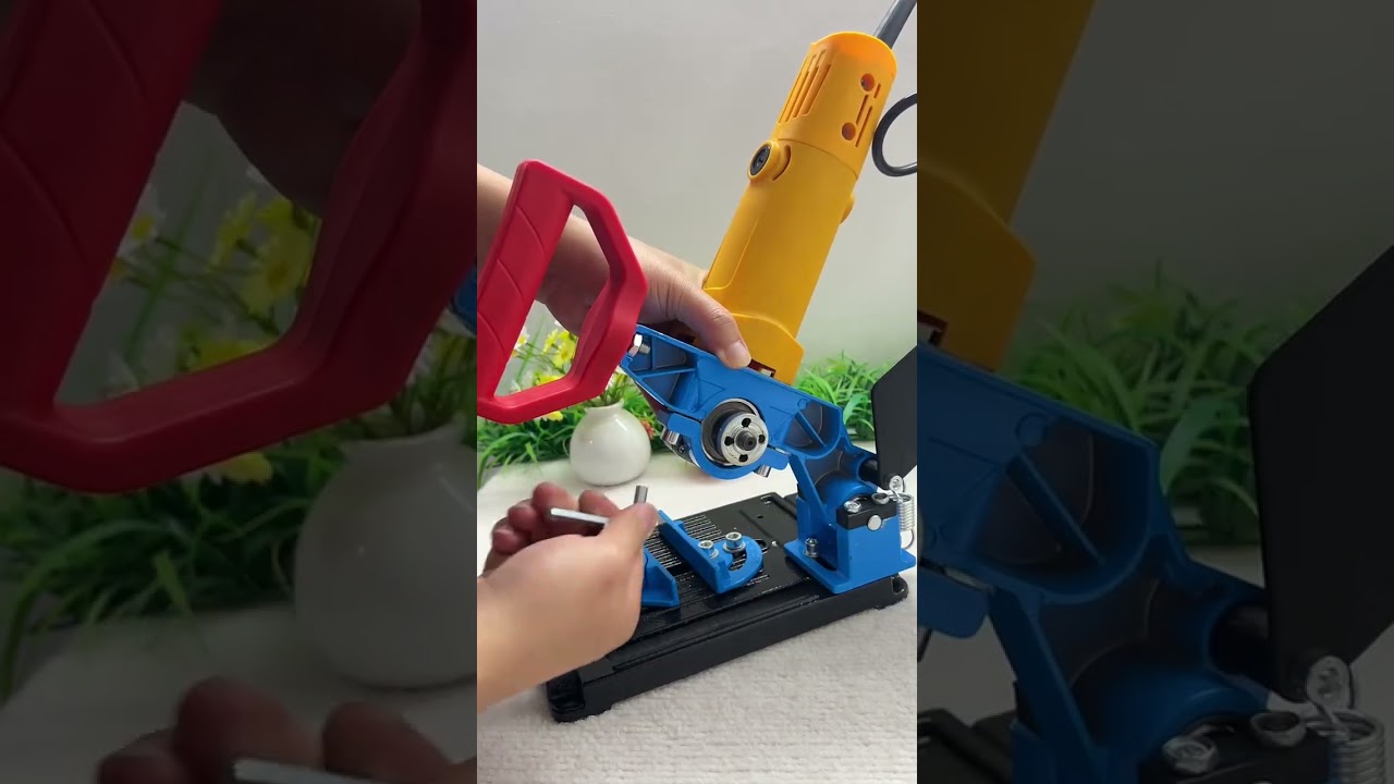 Multi-functional cutting stand # Angle grinder hand...Unfold