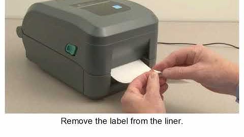 Zebra GT800 Series - Using the Dispenser