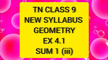 TN Samacheer 9 Maths Geometry Ex 4.1 Sum 1(iii).