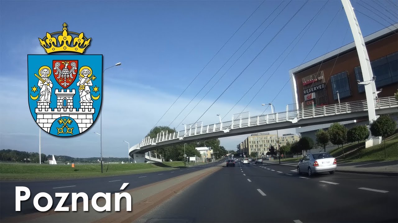 Poznań: przejazd ulicami miasta