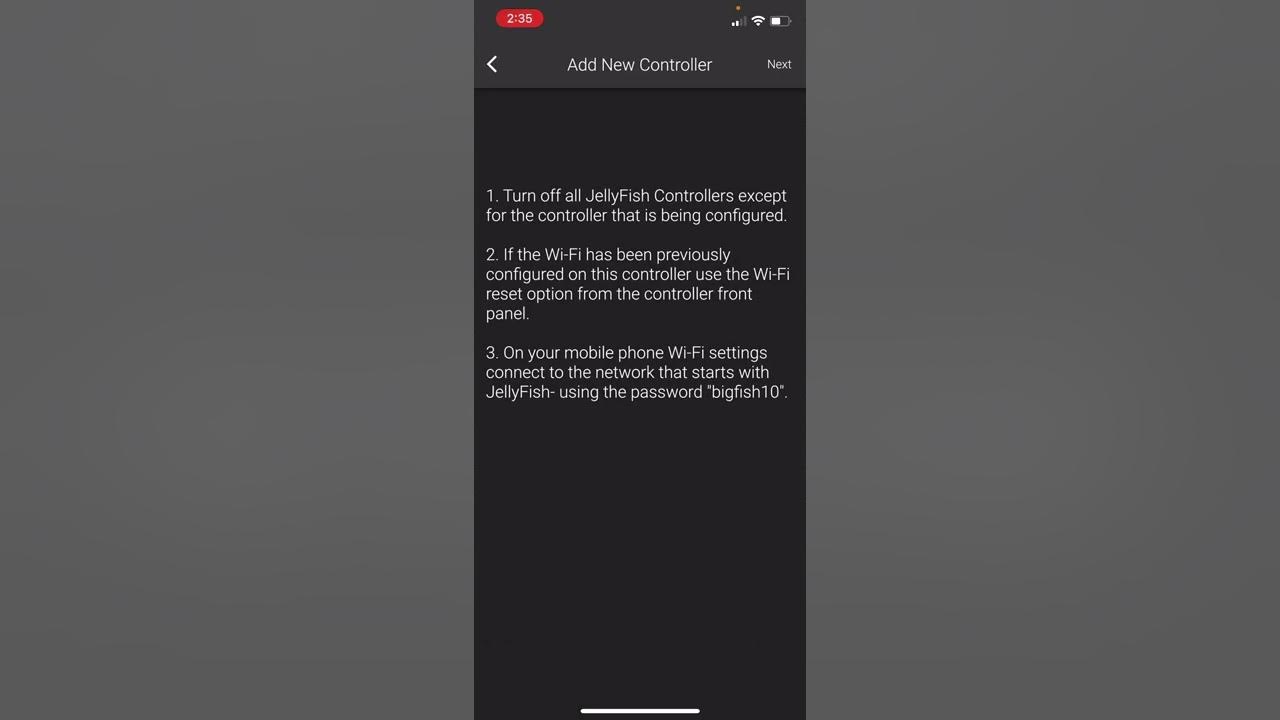 How to Reset your Password, Setup WiFi, and Update JellyFish Lighting Controller YouTube