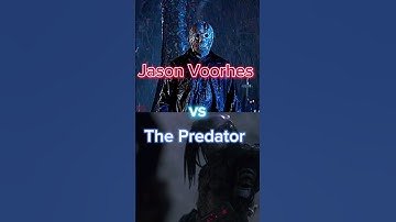 Jason Voorhes vs The Predator #shorts #horrorshorts #edit #1v1 #jason #predator