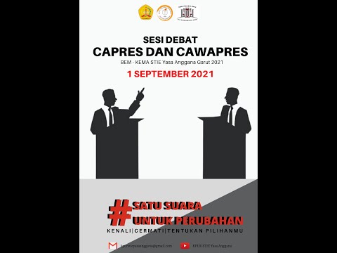 Live Streaming Debat CAPRES & CAPRESMA KPUR STIE YASA ANGGANA