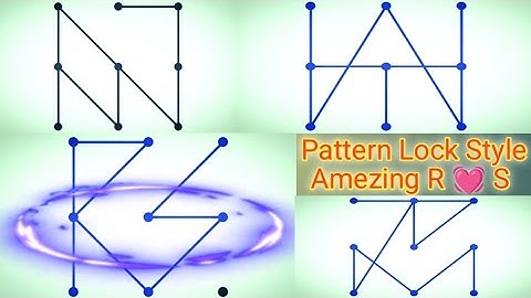 Amezing Pattern Lock Style 🥵 R 💓 S ( technical shahid 999 ) viralvideo 🚀