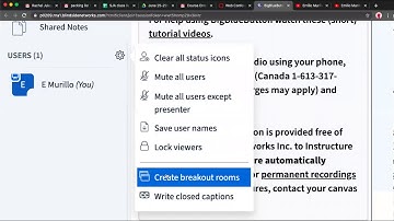 How to create breakout rooms with Big Blue Button on Canvas.