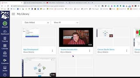 Changing Thumbnails of Videos Created in Canvas Studio