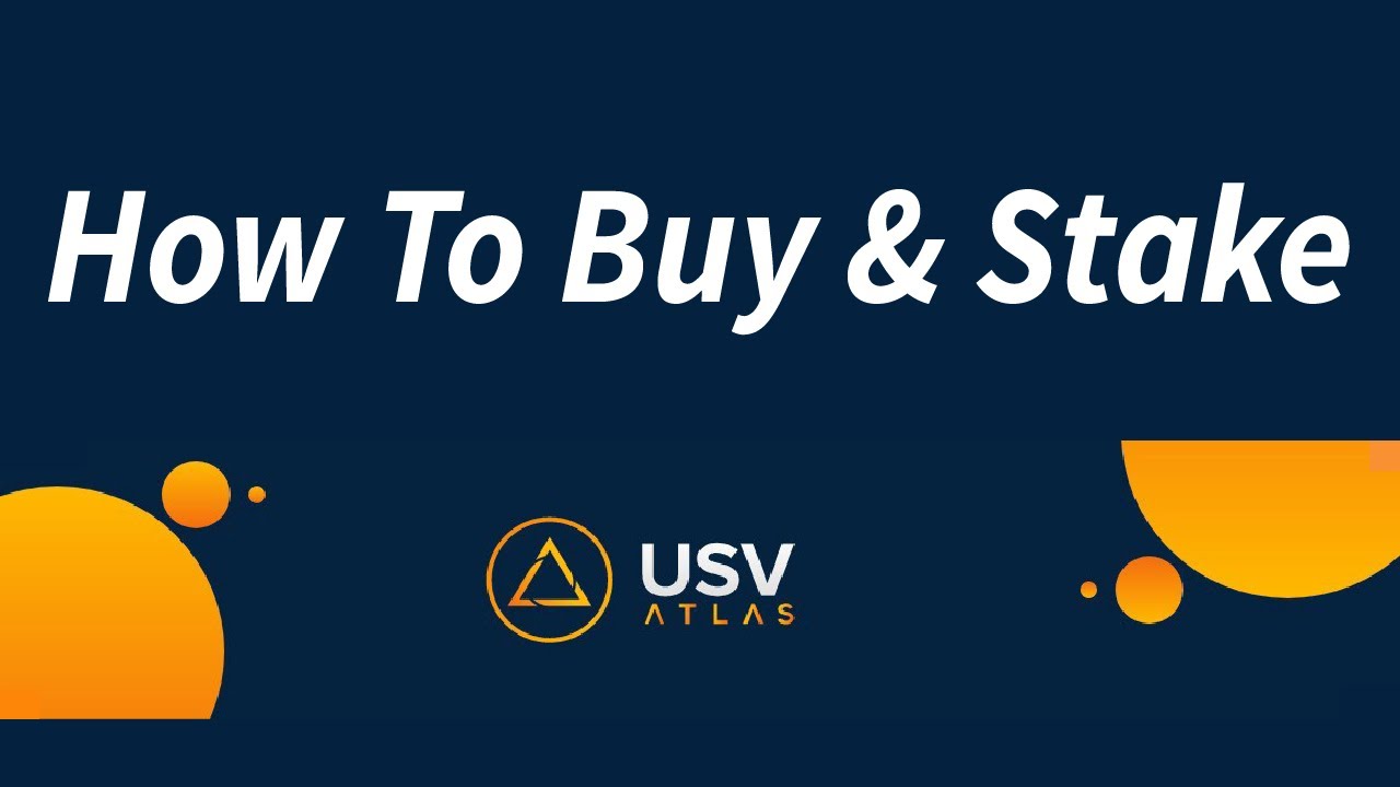 How to Buy & Stake Atlas USV (If You Have Matic On Metamask Already) -  YouTube