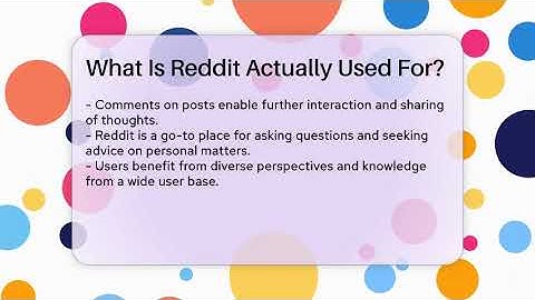 What Is Reddit Actually Used For? - Everyday-Networking