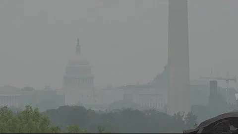 Canadian wildfire smoke makes DC air quality 'unhealthy for all'