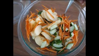 Resep Salad Apel (How to make Apple Salad)