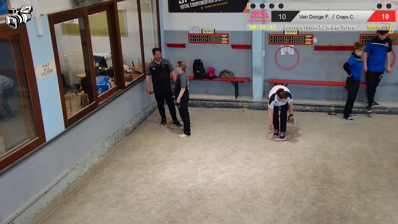 Miniature : Pétanque Finale X2 Mixte Tertre