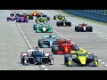 F1 2020 Cars vs IndyCars 2020 at Le Mans 24h Circuit