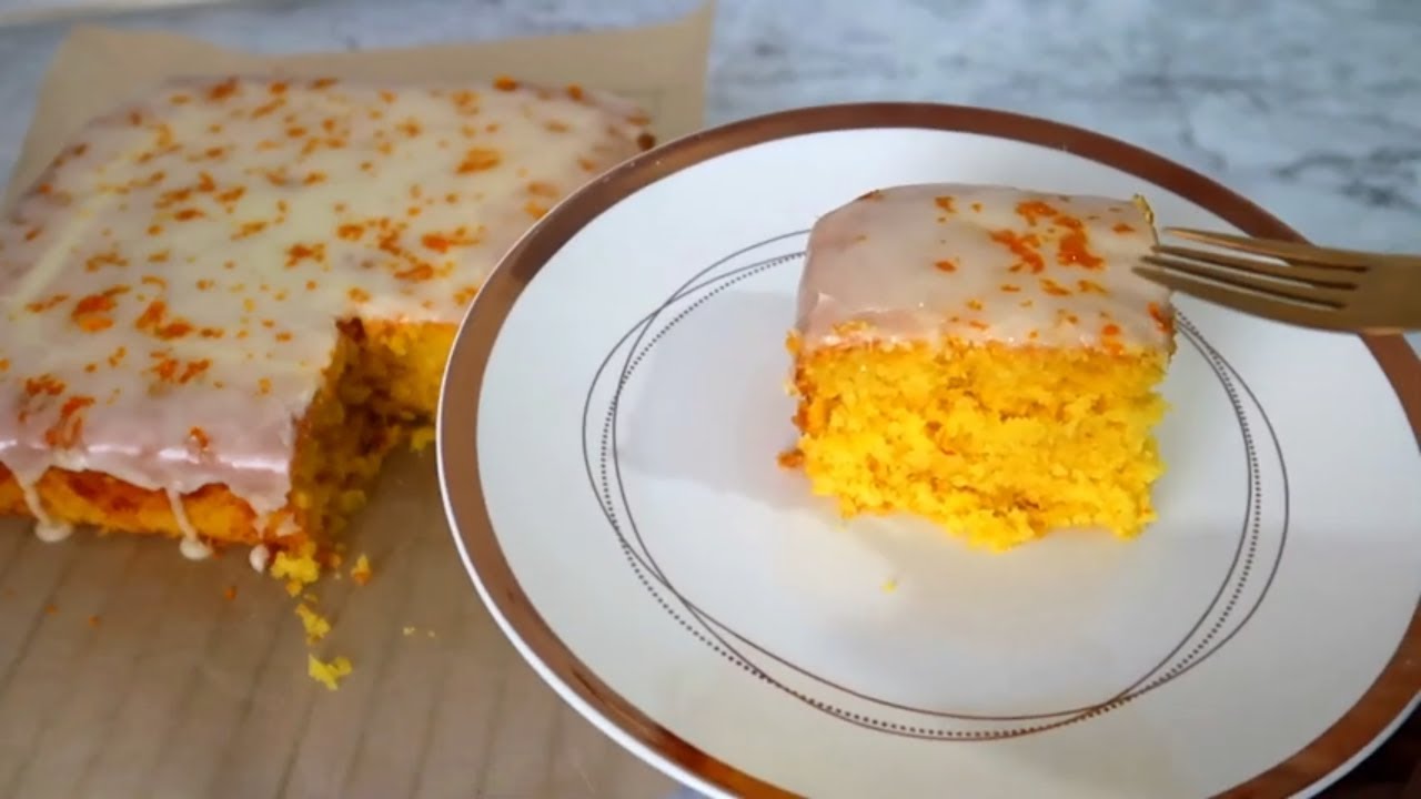 Easy Orange cake recipe with only 2 eggs | Orange cake in the Blender