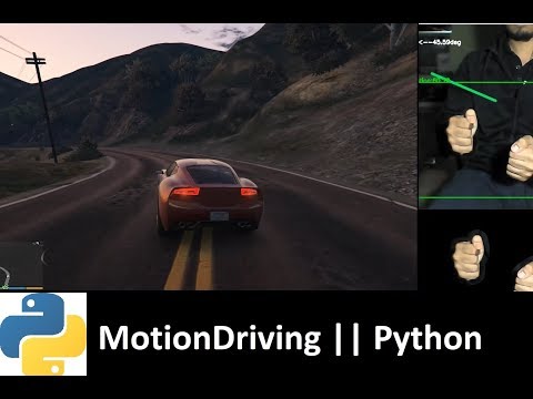 Driving in GTA 5 using motion recogniton || Python OpenCV