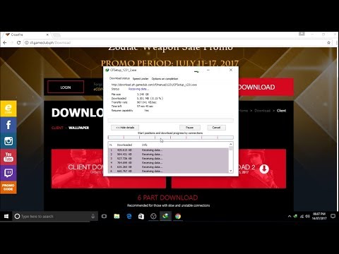 How to fix Crossfire PH Download Slow/Fastest way to download Crossfire PH (2018)
