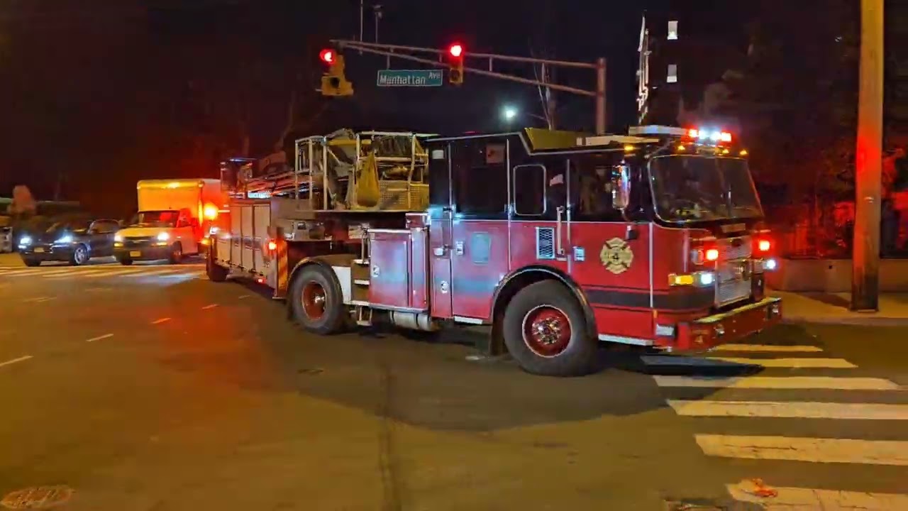 Completion fire Trucks Responding