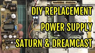Sega Saturn DIY Replacement Power Supply PSU Jpn - YouTube