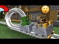 Minecraft MC NAVEED BUILDS A ROLLER COASTER NEAR A ZOMBIE HOUSE! BABY ZOMBIE SURVIVAL! Minecraft