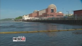 Oil leak cleanup after nuclear plant transformer fire