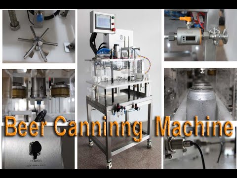 Single head small beer canning machine