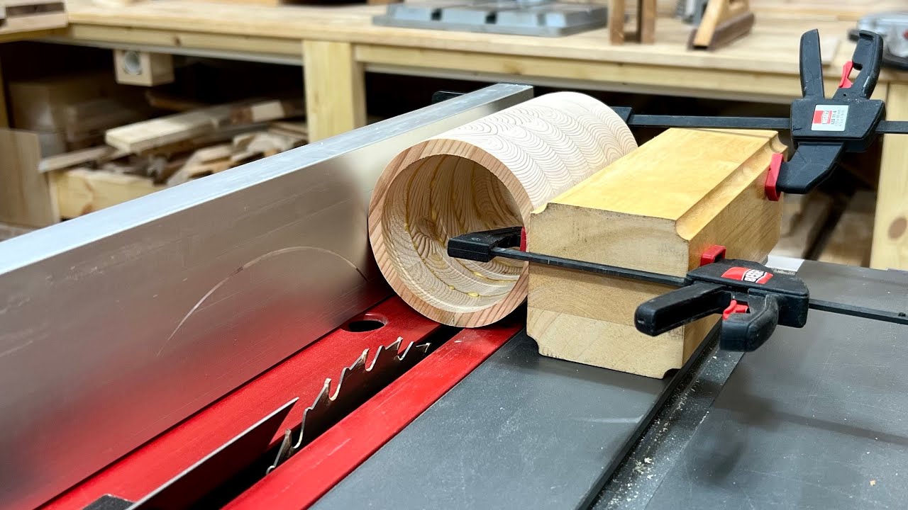 Хороший способ сделать цилиндрическую коробку / деревообработка своими руками