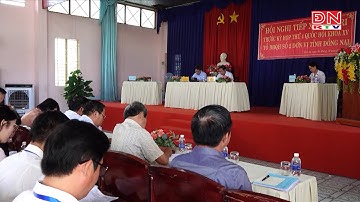 Đại biểu Quốc hội tiếp xúc cử tri tại huyện Vĩnh Cửu