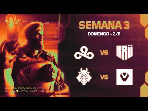C9 x KRU | G2 x SEN | VCT Americas Etapa 2 | Semana 3 - Dia 4