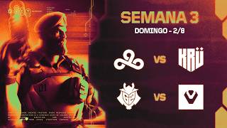 C9 x KRU  G2 x SEN  VCT Americas Etapa 2  Semana 3 - Dia 4