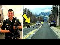 Cop Stumped When Bear Refuses To Move, Looks Closer And Acts Fast