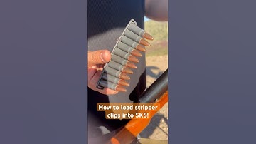 How to load the stripper clips into the SKS itself and start firing!