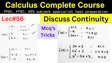 Continuity and discontinuity Examples lec#56 #nts #maths #mathstricks #phd #bsc #bs #afmathe #mathe