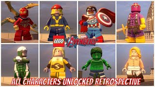 LEGO Marvel's Avengers All Characters Unlocked Retrospective!