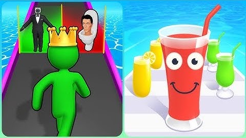 Giant  rush 3d vs Juice Run 3D All Levels Game Mobile Walkthrough iOS, Android Gameplay Update Pro